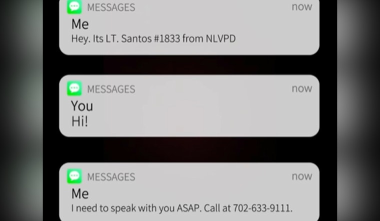North Las Vegas Police Warn Residents of Rising Text Message Scam Impersonating Law Enforcement