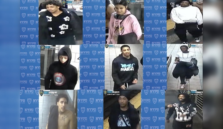 NYPD Seeks Nine Suspects in Manhattan Subway Robbery with $3,500 Reward for Information