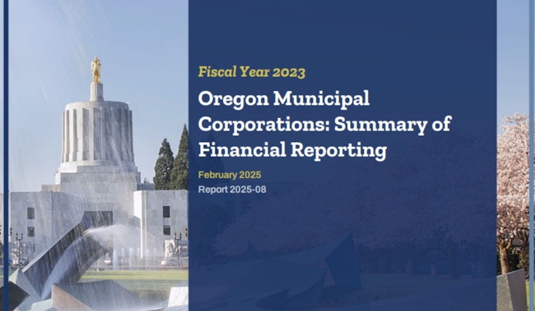 Oregon Municipalities Struggle with Late Financial Filings, State Report Highlights Increasing Delinquency