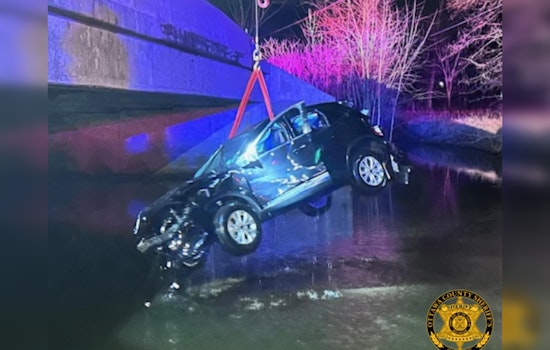 Ottawa County Sheriff's Office Seeks Driver After Ford Escape Found Submerged in Crockery Township Creek