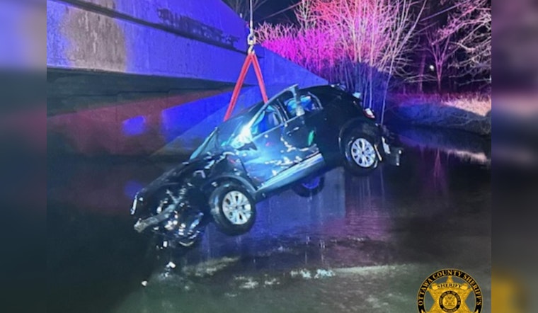Ottawa County Sheriff's Office Seeks Driver After Ford Escape Found Submerged in Crockery Township Creek