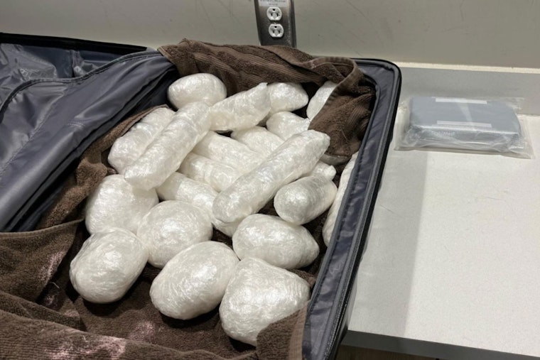 Over 40 Pounds of Meth and Fentanyl Seized at Atlanta Airport, Suspected Drug Mule in Custody