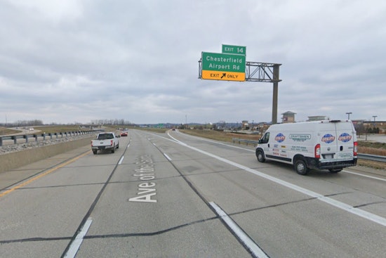 Overnight Ramp Closure on Eastbound I-64 to Chesterfield Airport Road Scheduled for Pavement Repairs
