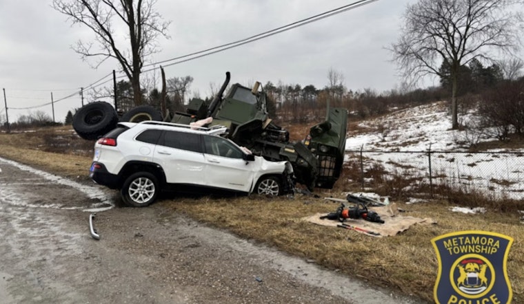 Oxford Teacher Killed, Teen Injured in Lapeer County Crash Involving Military Vehicle