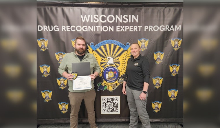Ozaukee County Deputy Certified as Drug Recognition Expert, Enhancing Wisconsin's DUI Enforcement Capabilities