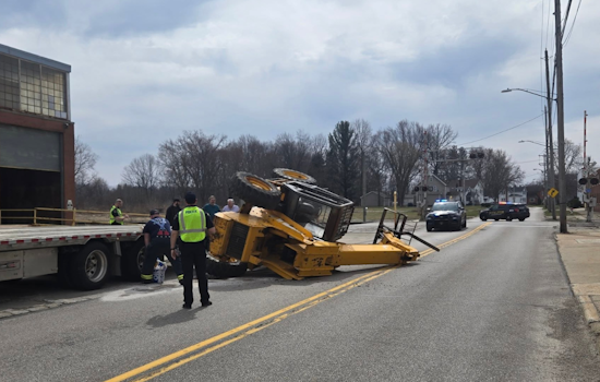 Painesville Roads Reopen After Quick Cleanup of Semi-Truck Spill Near Railroad Crossing