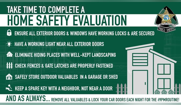 Pasco Sheriff's Office Encourages Spring Safety Sweep for Homeowners