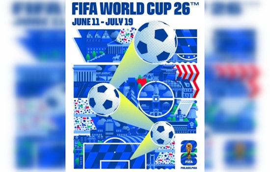 Philadelphia Unveils Artistic FIFA World Cup 2026 Host City Poster at Celebrated Flower Show