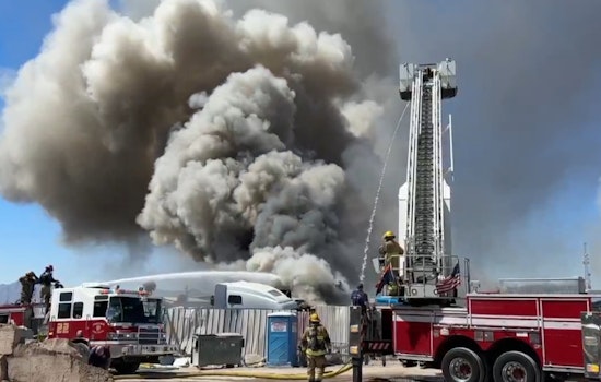 Phoenix Firefighters Tame Blaze at Central City Scrapyard, Probe Underway to Uncover Cause