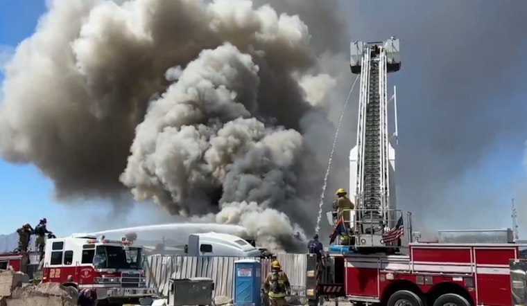 Phoenix Firefighters Tame Blaze at Central City Scrapyard, Probe Underway to Uncover Cause