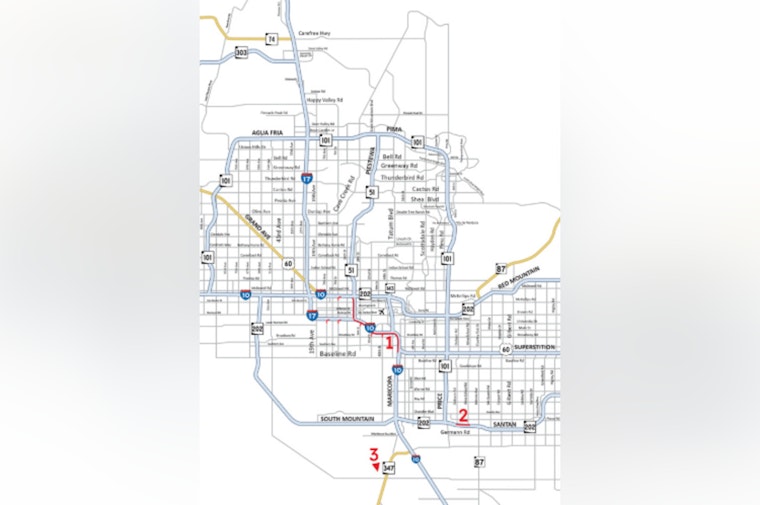 Phoenix Motorists Alert, Extensive Freeway Closures and Restrictions This Weekend, ADOT Advises Planning Ahead