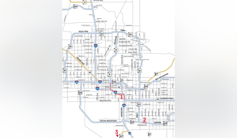Phoenix Motorists Alert, Extensive Freeway Closures and Restrictions This Weekend, ADOT Advises Planning Ahead