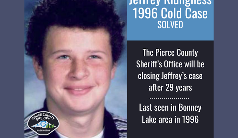 Pierce County Cold Case Closed: Jeffrey Klungness' Death Ruled a Homicide After Decades of Mystery