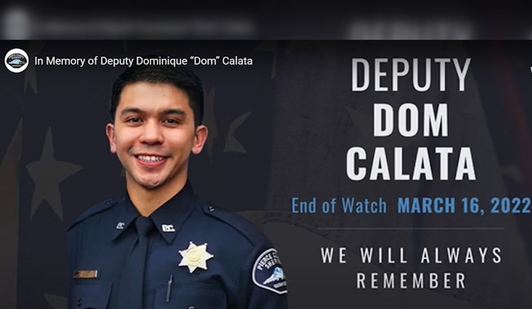 Pierce County Remembers Deputy Dominique "Dom" Calata Three Years After Tragic Loss in Line of Duty
