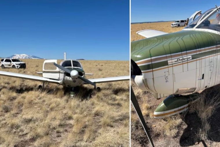 Pilot Unharmed After Forced Emergency Landing in Coconino County Field Near Winslow