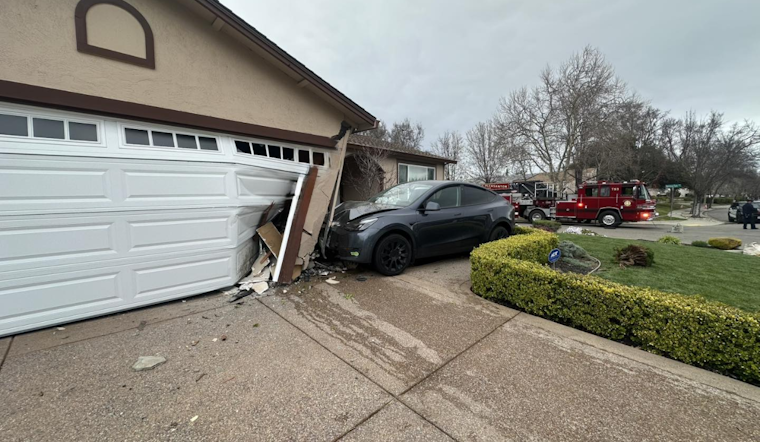 Pleasanton Building Struck by Vehicle, Prompting Emergency Crews to Secure Site