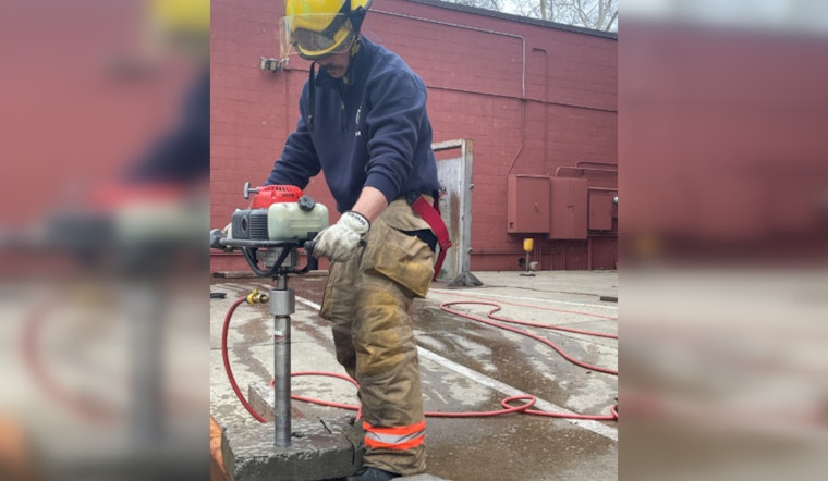 Portland Firefighters Sharpen Crucial Urban Rescue Skills with Concrete Cutting Training