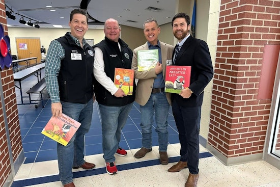 Pottawatomie County Sheriff Mike Wood Joins Read Across America to Encourage Youth Literacy in Local Schools