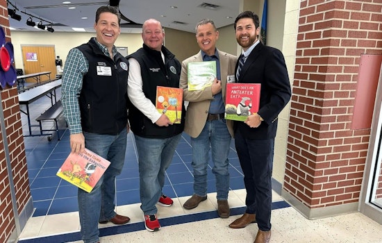 Pottawatomie County Sheriff Mike Wood Joins Read Across America to Encourage Youth Literacy in Local Schools