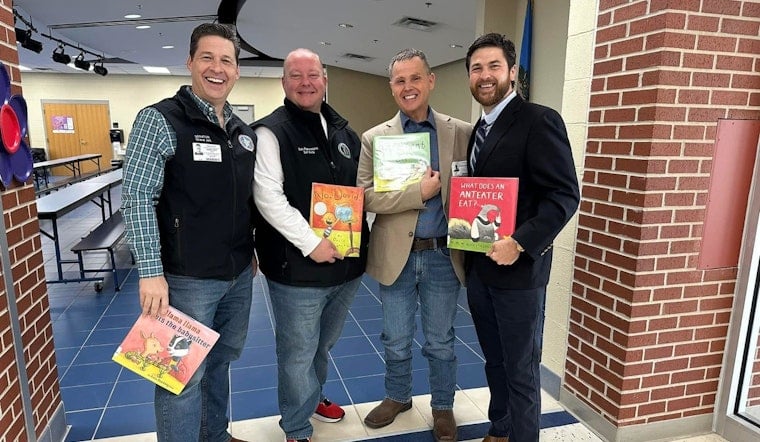 Pottawatomie County Sheriff Mike Wood Joins Read Across America to Encourage Youth Literacy in Local Schools