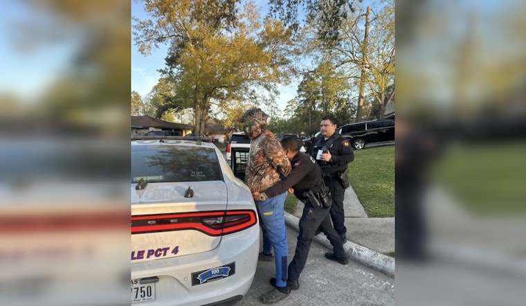 Precinct 4 Constables Apprehend Man After Shooting During Alleged Vehicle Burglary on Monteith Drive