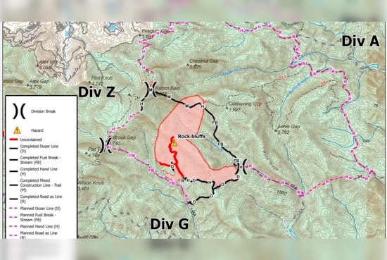 Rabun County's Big Ridge Fire Resists Containment, Sky Valley Secured as Blaze Surpasses 1,000 Acres