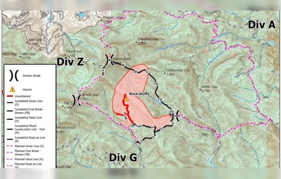 Rabun County's Big Ridge Fire Resists Containment, Sky Valley Secured as Blaze Surpasses 1,000 Acres