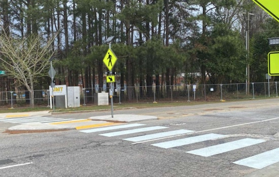 Raleigh Boosts Pedestrian Safety with New Rapid Flashing Beacon on Lake Wheeler Road