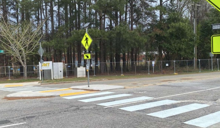 Raleigh Boosts Pedestrian Safety with New Rapid Flashing Beacon on Lake Wheeler Road