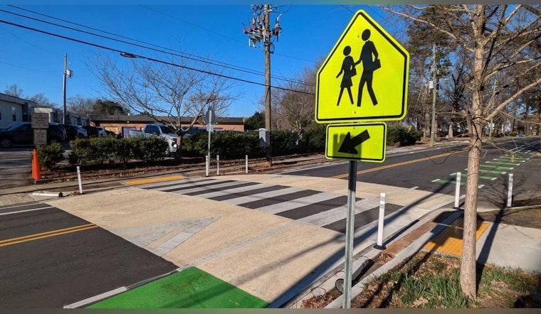 Raleigh Enhances Pedestrian Safety with New Raised Crosswalks on St. Mary's Street