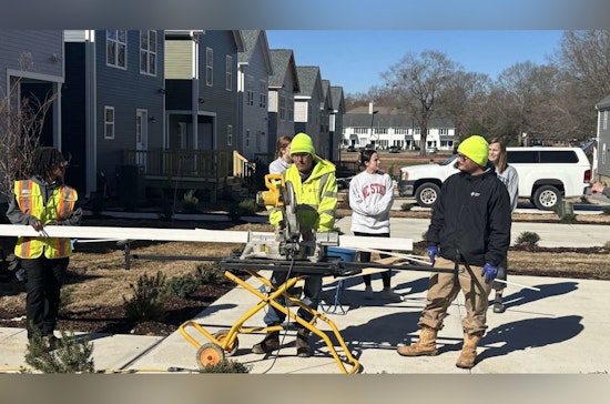 Raleigh Water Employees Join Hands with Habitat for Humanity to Build Homes in Knightdale