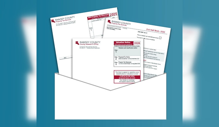 Ramsey County Property Owners Alert, 2025 Valuation Notices and Tax Statements Arriving Late March