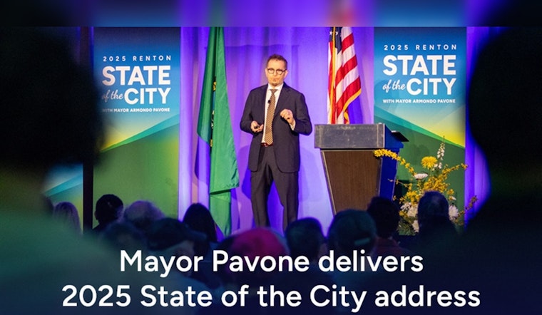 Renton Mayor Pavone Champions Public Safety and City Growth in 2025 State of the City Address