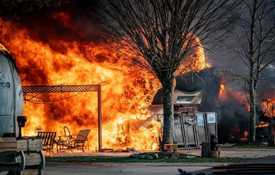 Roane County Agencies Successfully Contain RV Inferno, Averting Further Danger