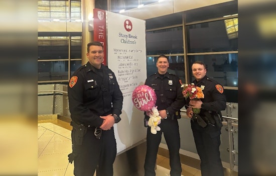 Rookie Suffolk County Officers Deliver Baby Girl on Rainy Long Island Highway