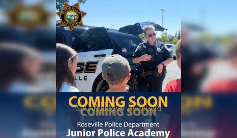 Roseville Police Department to Host Junior Police Academy for Aspiring Young Officers
