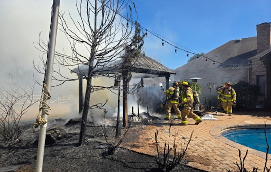 Rural Metro Fire Responds to Structure Fire in North Knox County, Saves Nearby Home from Blaze