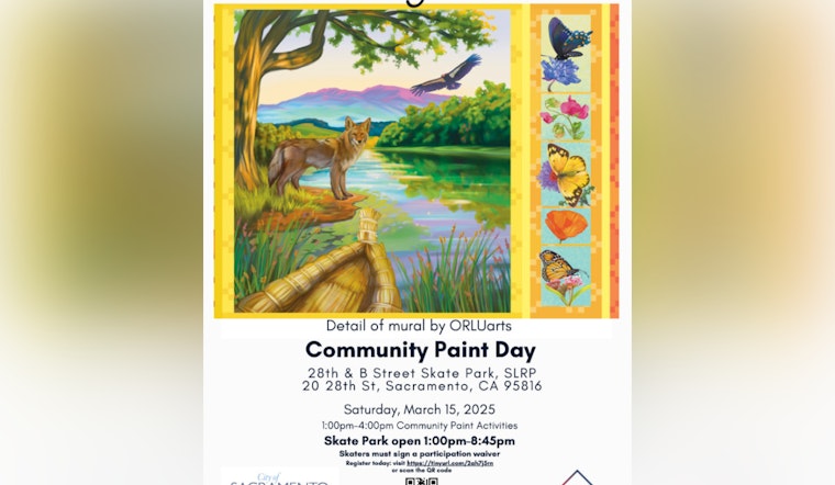 Sacramento Skaters Unite for Art and Recreation at 28th and B Street Skate Park's Paint-and-Skate Event