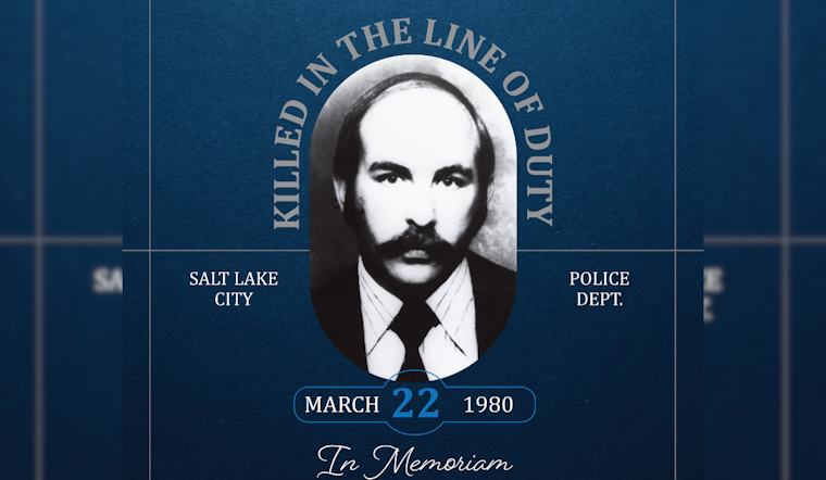 Salt Lake City Police Honor Detective David W. Olson on 45th Anniversary of His Service-Related Death