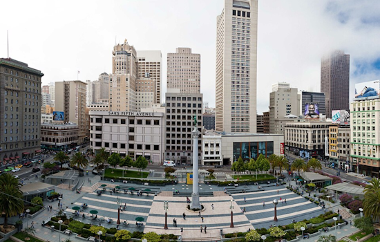 San Francisco's Union Square Bursts into Color with 80,000 Tulips for Celebratory Tulip Day