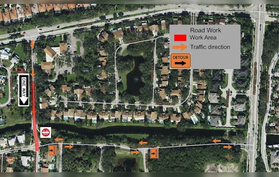 Scheduled Lane Closure on Allamanda Drive May Affect Commutes Next Week