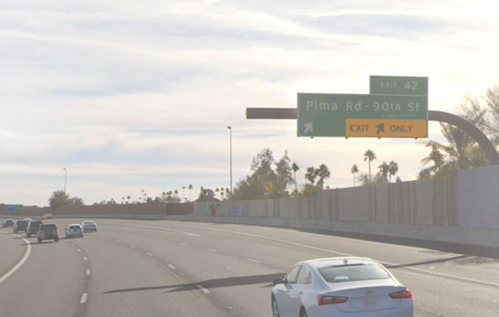 Scottsdale's Loop 101 Southbound Off-Ramp at Frank Lloyd Wright Blvd Closes for Two Months
