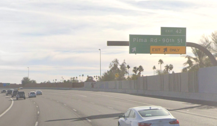 Scottsdale's Loop 101 Southbound Off-Ramp at Frank Lloyd Wright Blvd Closes for Two Months