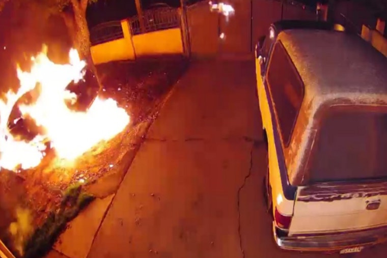 Search Underway for Suspected Arsonist Who Accidentally Set Himself on Fire in Corona