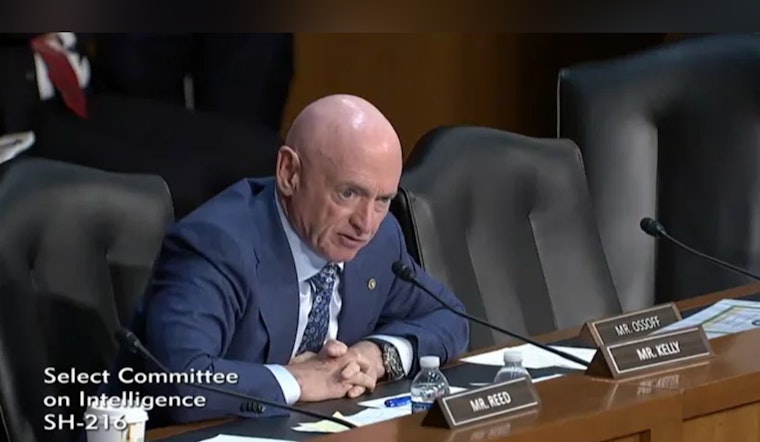 Senator Mark Kelly Questions Intelligence Officials on Secure Communication Practices Amidst Signal Chat Concerns