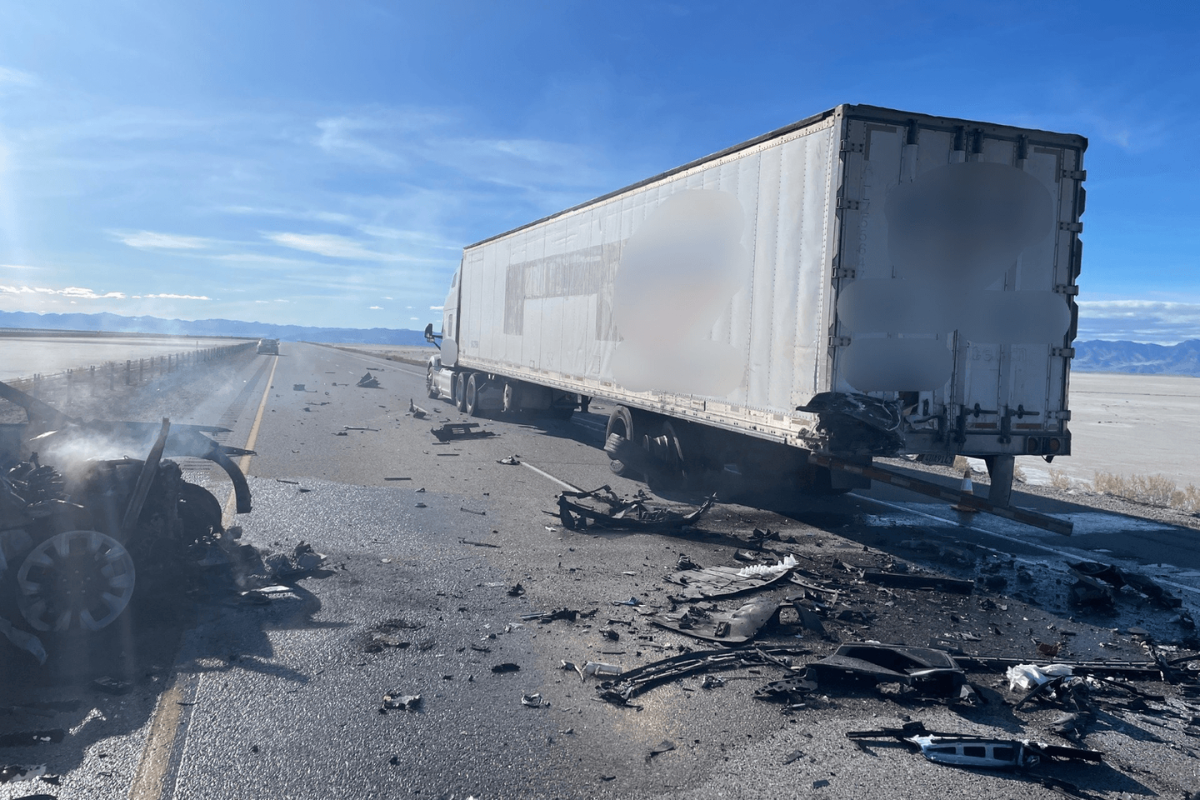 Serious Injuries Reported After SUV Collides with Semi on Utah's I-80,