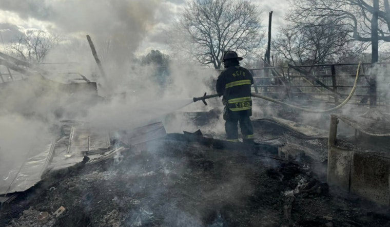 Several Goats Perish in Maury County Barn Fire, Firefighters Battle Blaze for Hours