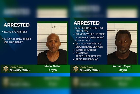 Shoplifting at Burlington Coat Factory on Winchester Road Leads to Vehicle Chase and Arrests in Shelby County