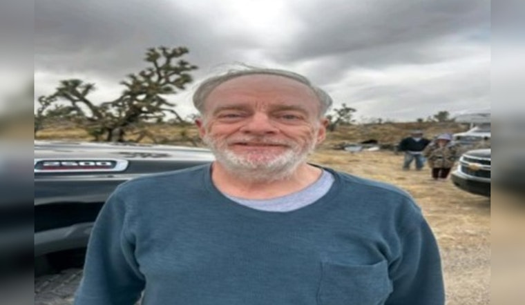 Silver Alert Issued for Missing Man, Mark Dennis Gregory, in Dolan Springs, Arizona