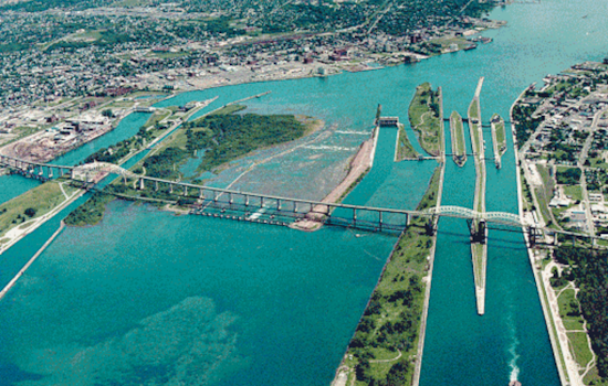 Soo Locks in Sault Ste. Marie, Michigan Ready to Kick Off 2025 Great Lakes Shipping Season on March 21